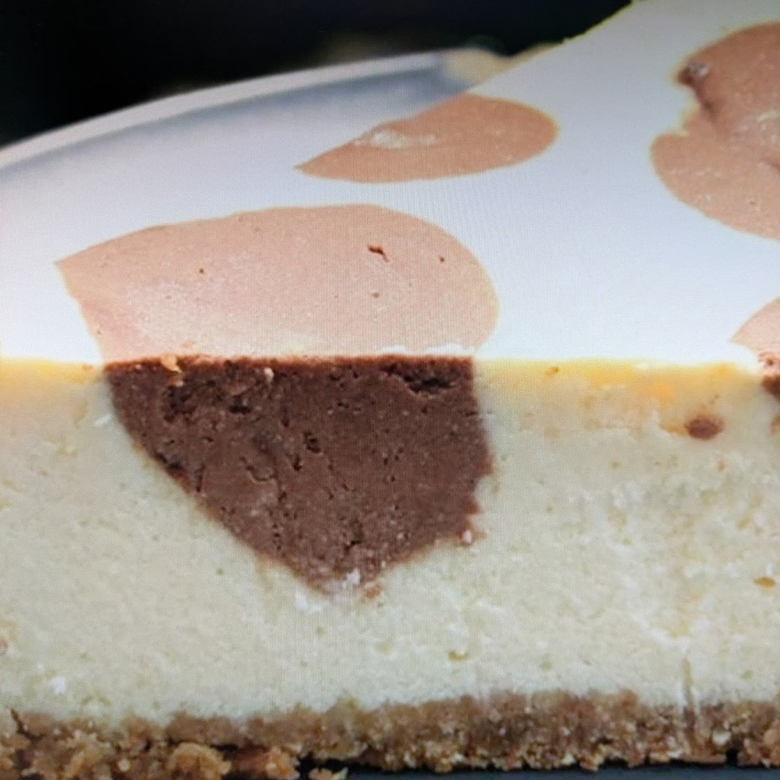 Bodkovaný cheesecake