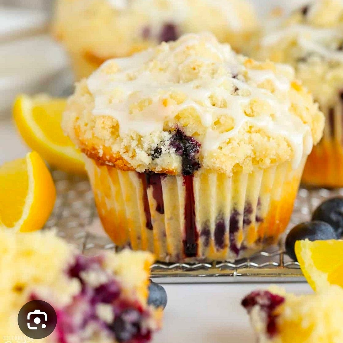 Blueberry Lemon Olive Oil Muffins