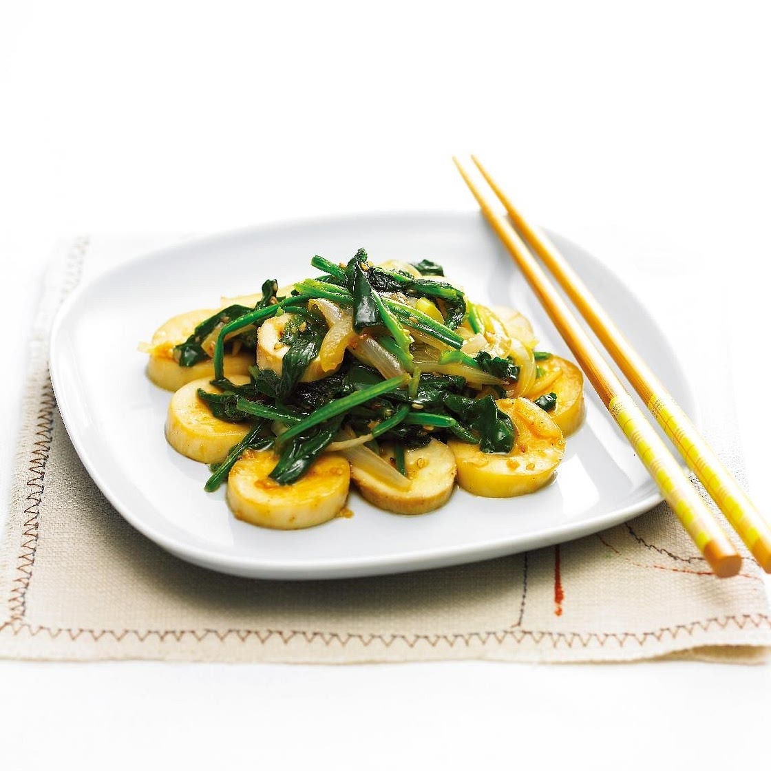 시금치새송이버섯볶음 만드는 법