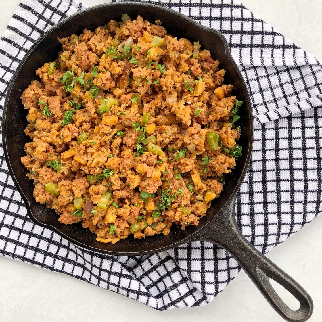 Vegan Sausage Stuffing