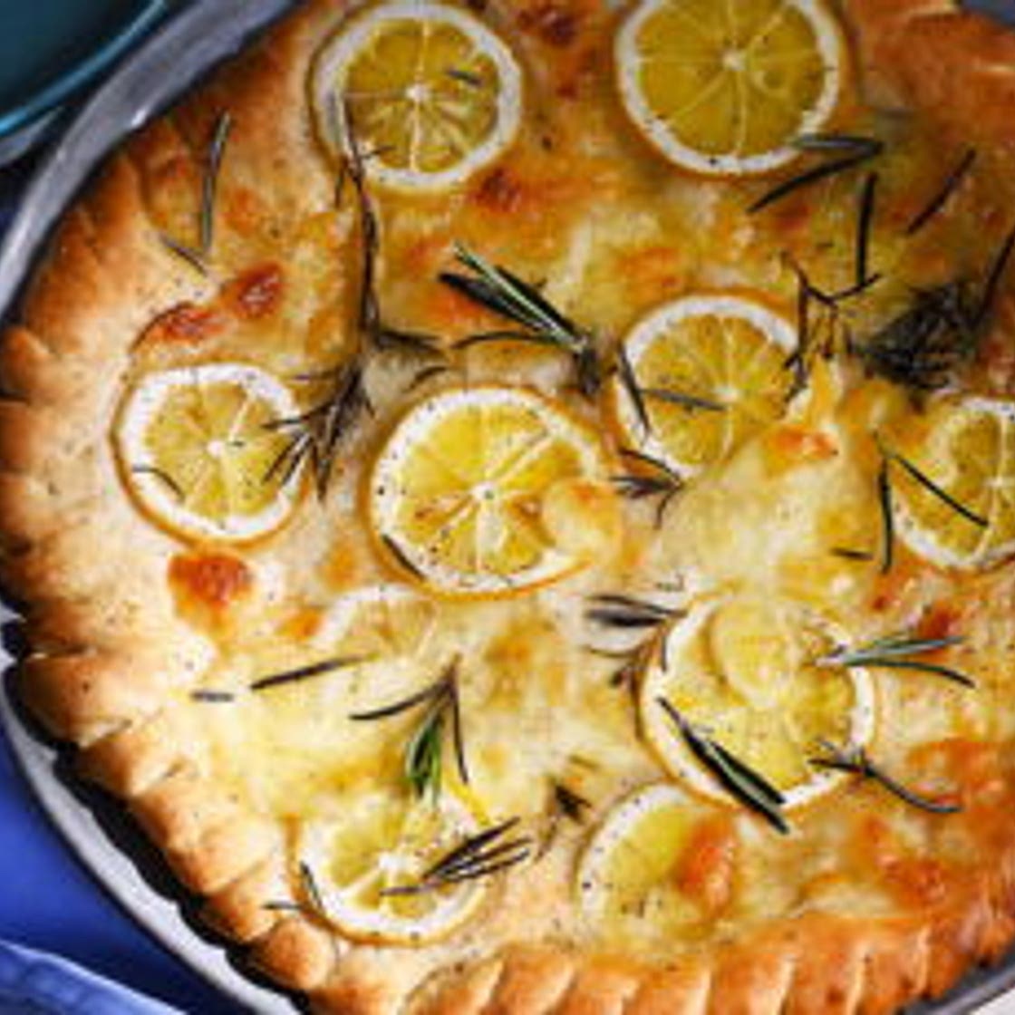 Focaccia citron et parmesan