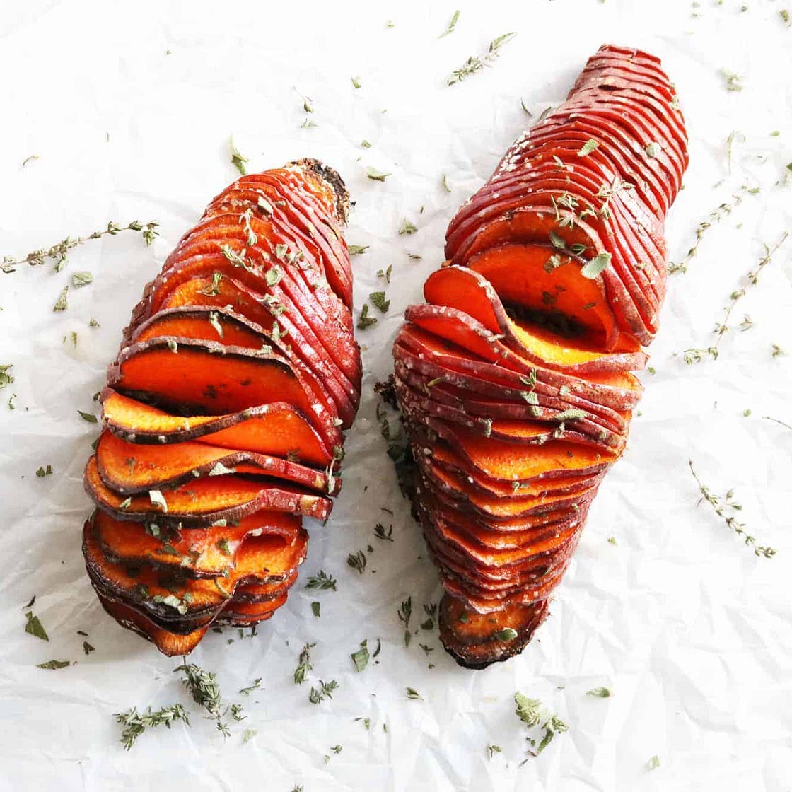 Hasselback Sweet Potatoes