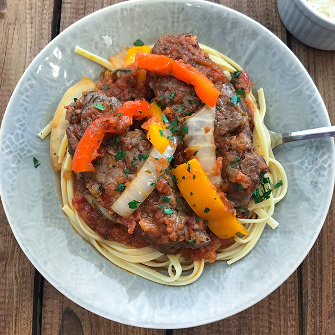 Slow Cooked Steak Pizzaiola