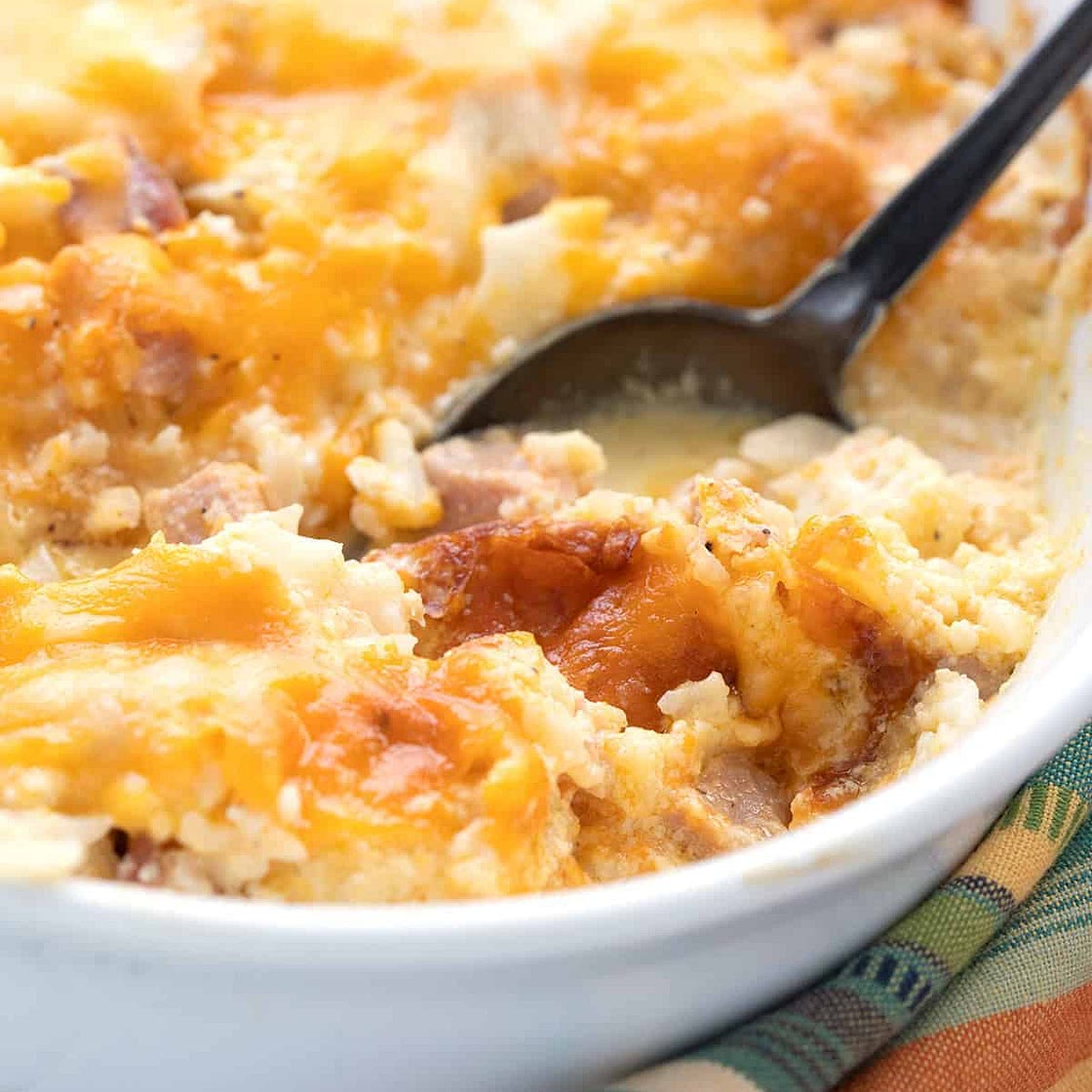 Ham and Cauliflower Casserole