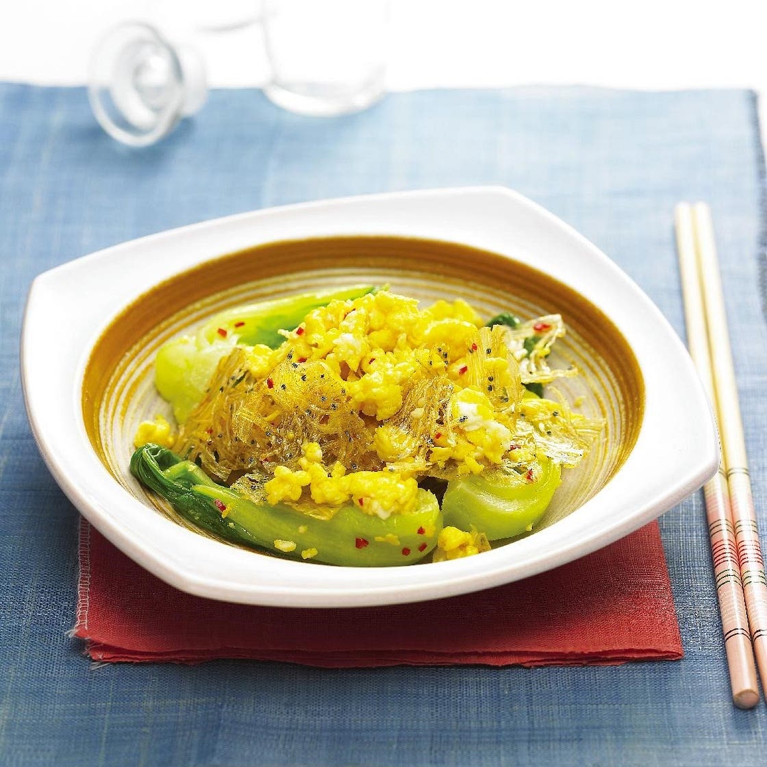 뱅어포청경채달걀볶음 만드는 법