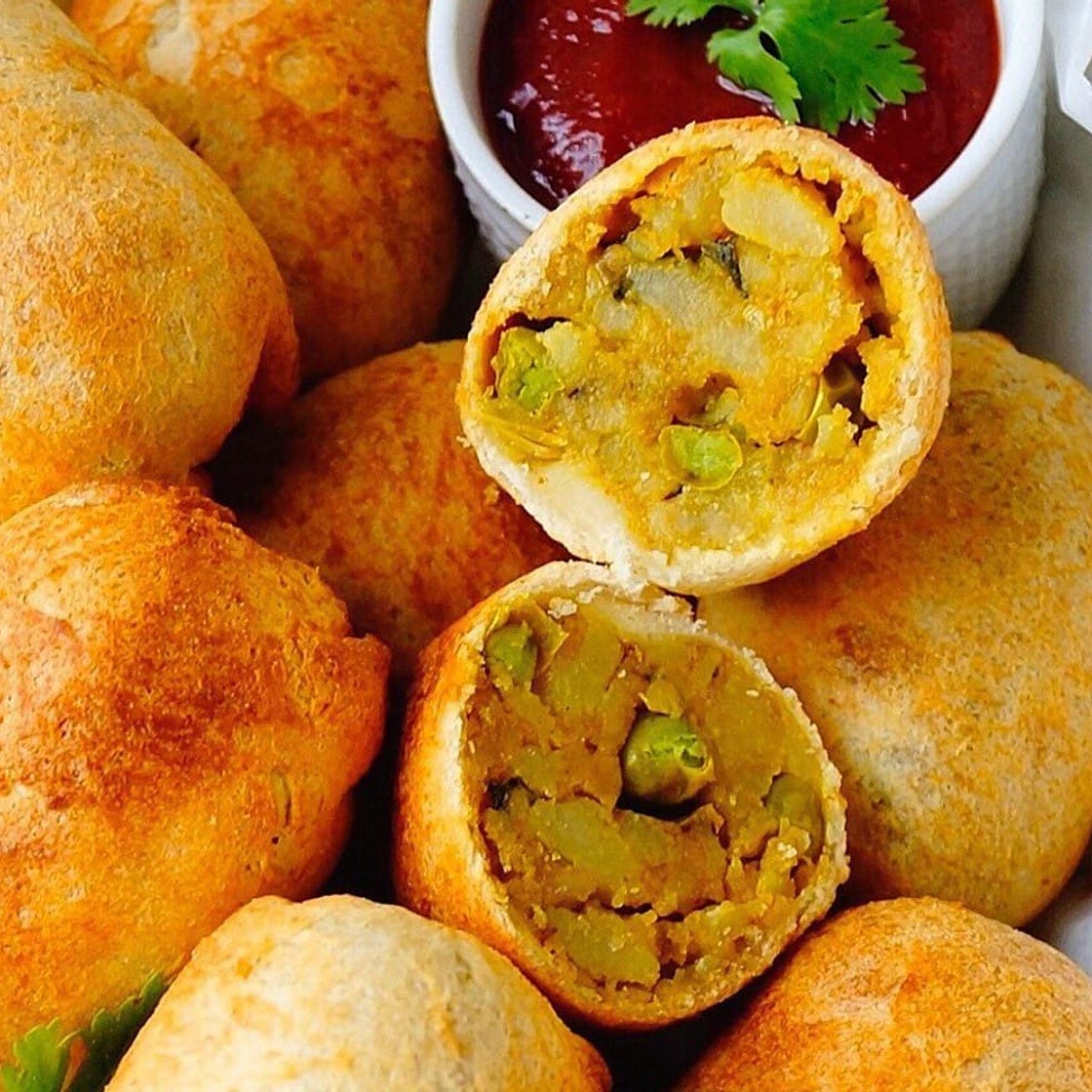 Air Fryer Indian Potato Bread Rolls