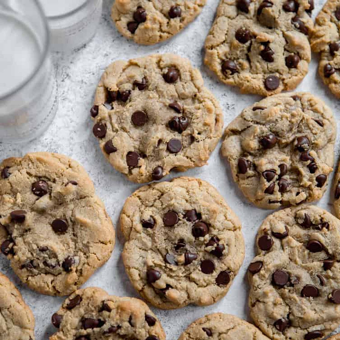Thick and Chewy Chocolate Chip Cookies