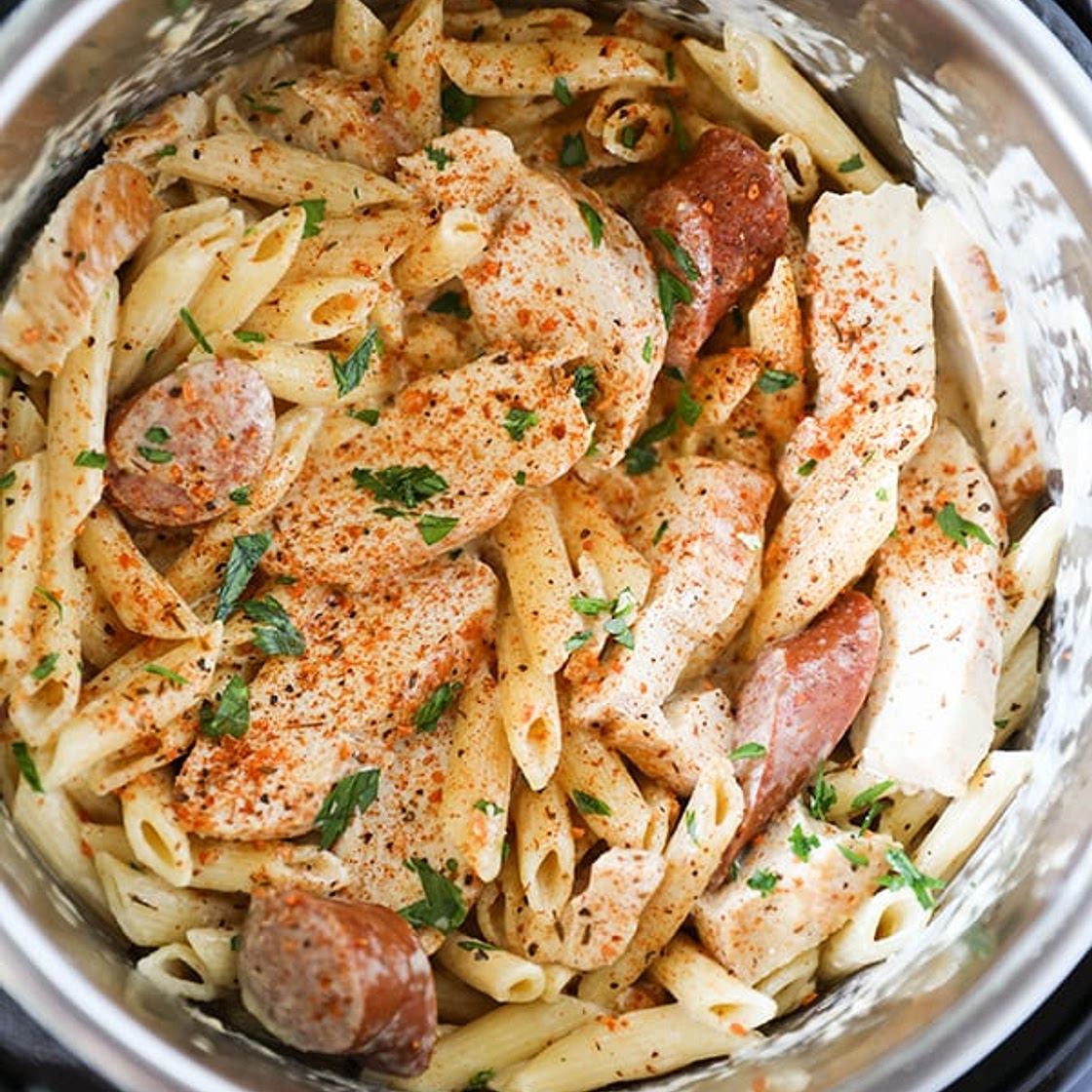 Instant Pot Chicken Alfredo Pasta