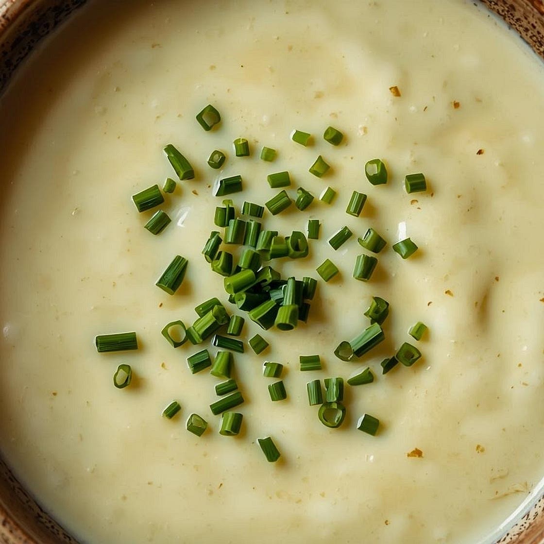 Simple Vichyssoise (Leek & Potato Soup)