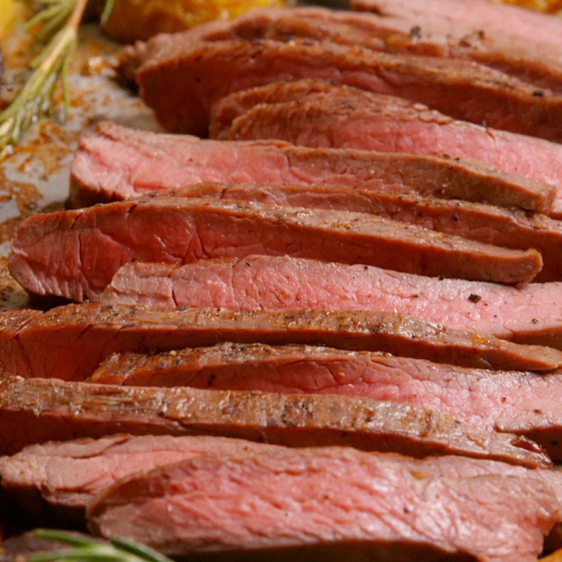 Sheet Pan Balsamic Steak & Potatoes