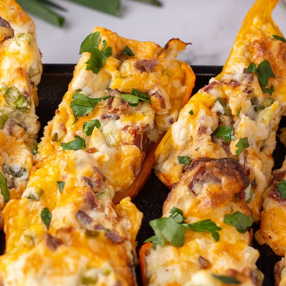 Cream Cheese Stuffed Mini Peppers