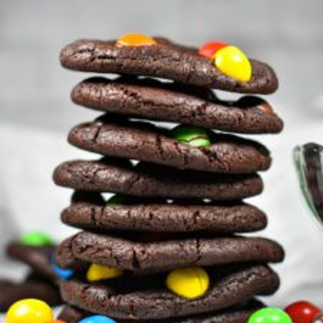 Caramel M&M Cookies