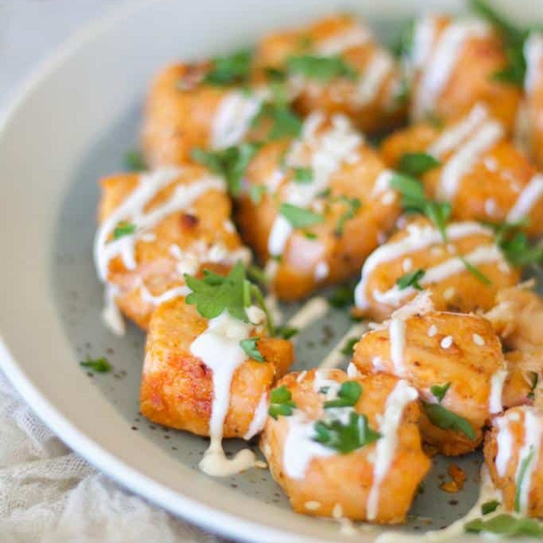 Air Fryer Salmon Nuggets