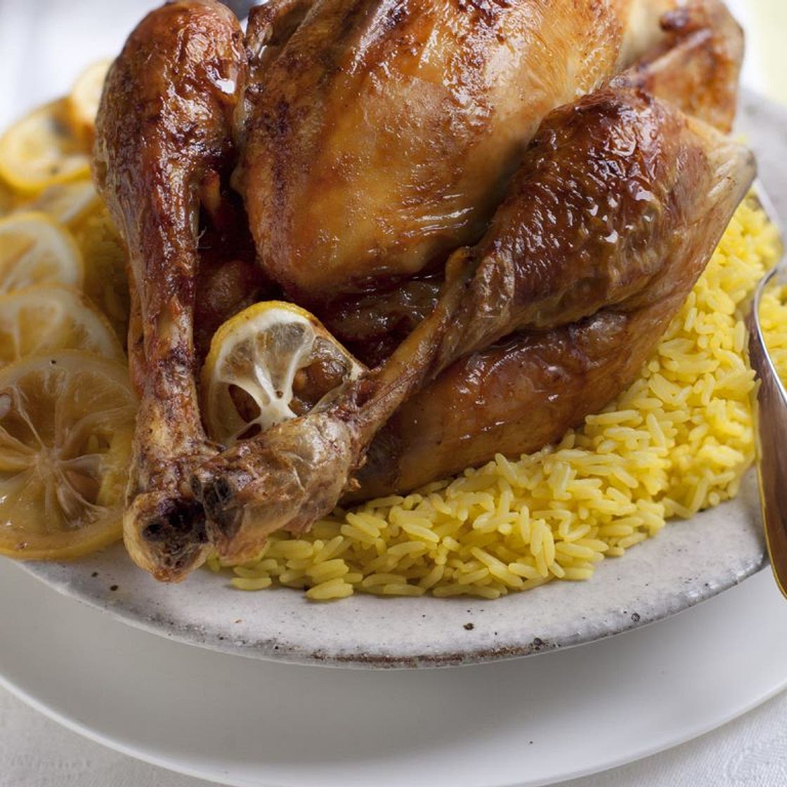Poulet rôti au citron