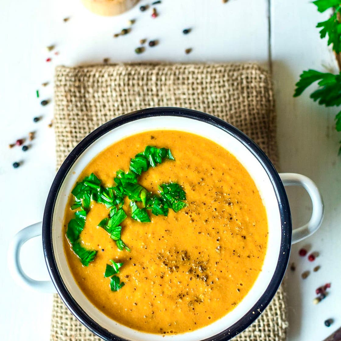 Creamy Roasted Vegetable Soup