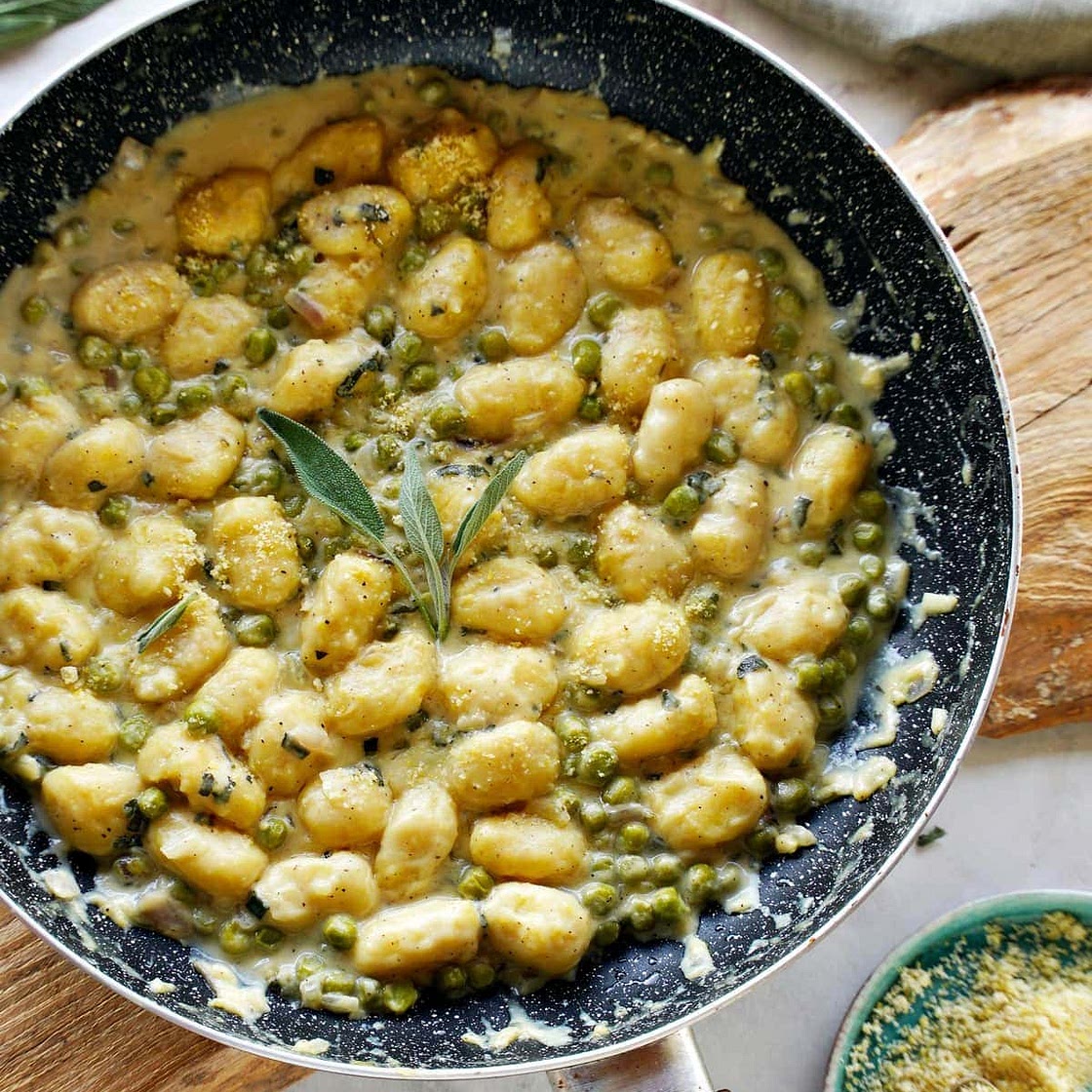Gnocchi with Cream Sauce