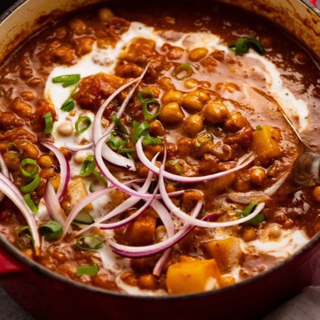 RecipeTin Eats x Good Food: Chana aloo (chickpea and potato curry)