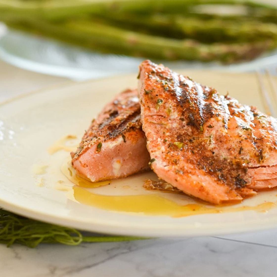 Easy Grilled Salmon with Cajun Seasoning