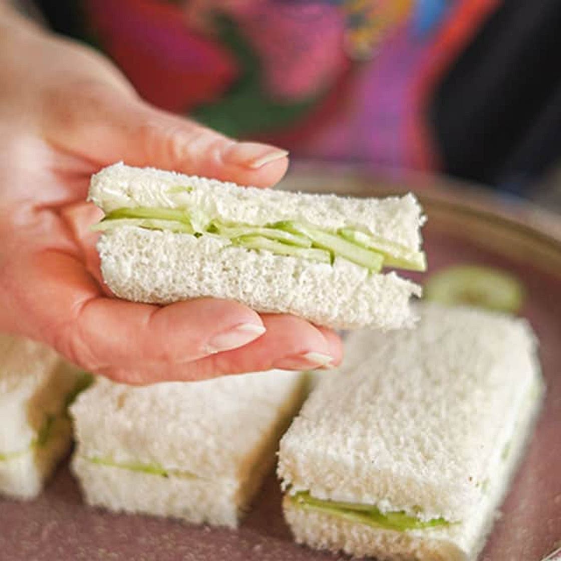 Vegan Cucumber Tea Sandwiches