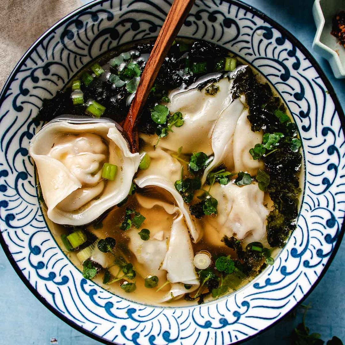 Shrimp wonton soup recipe