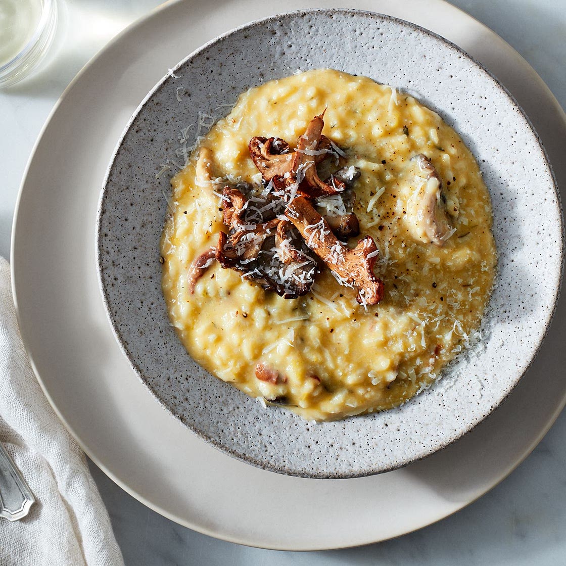Butternut Squash Risotto With Mushrooms