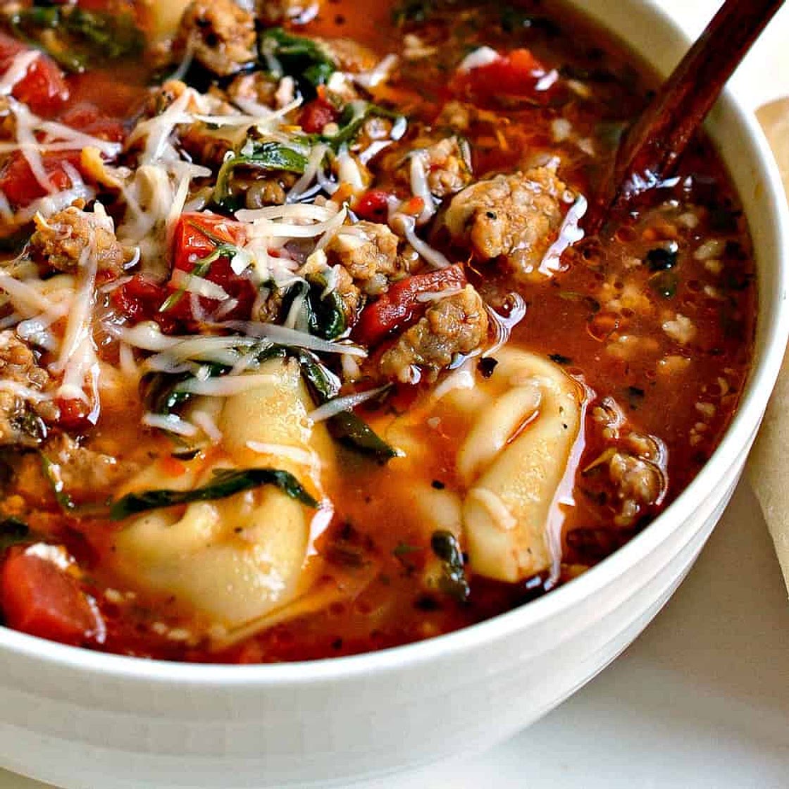 Sausage Tortellini Soup Recipe