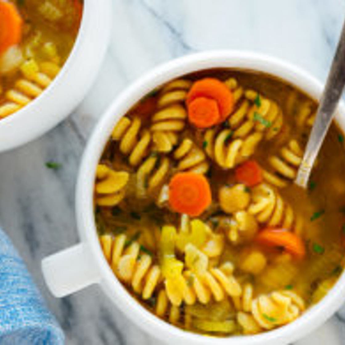 Chickpea Noodle Soup