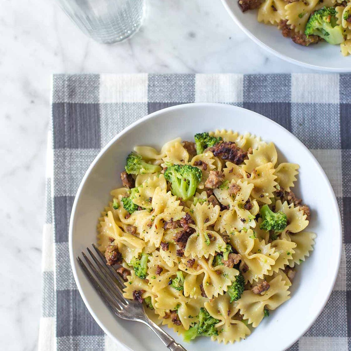 Italian Sausage Pasta with Broccoli