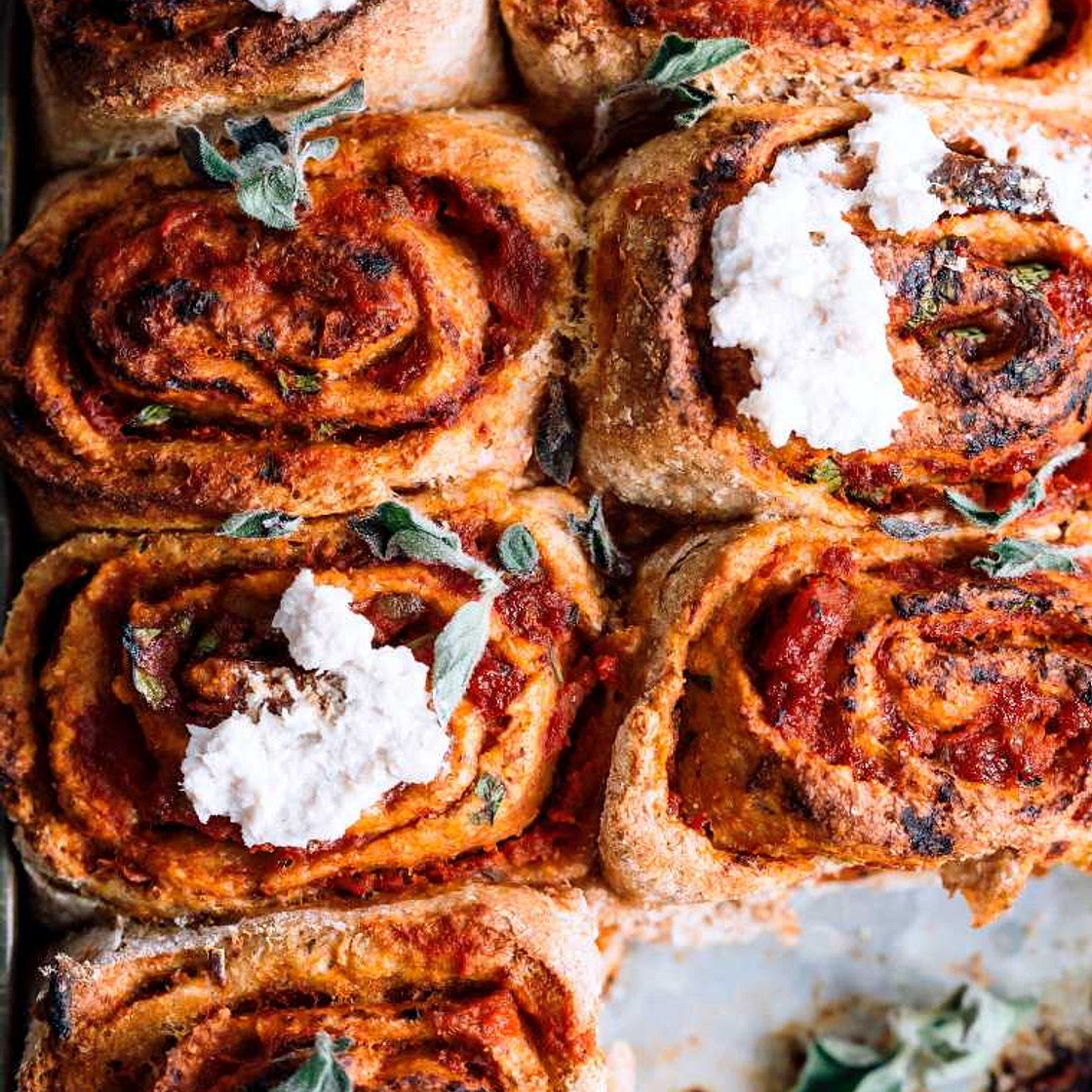 Healthy Vegan Pizza Rolls