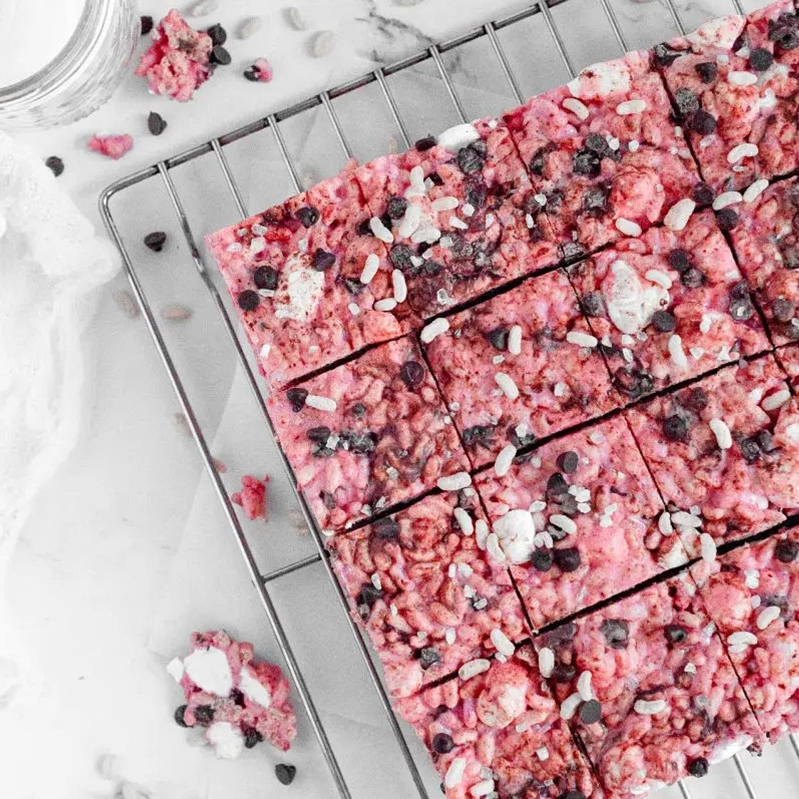Strawberry Rice Krispie Treats (Gluten-Free & Dairy-Free)
