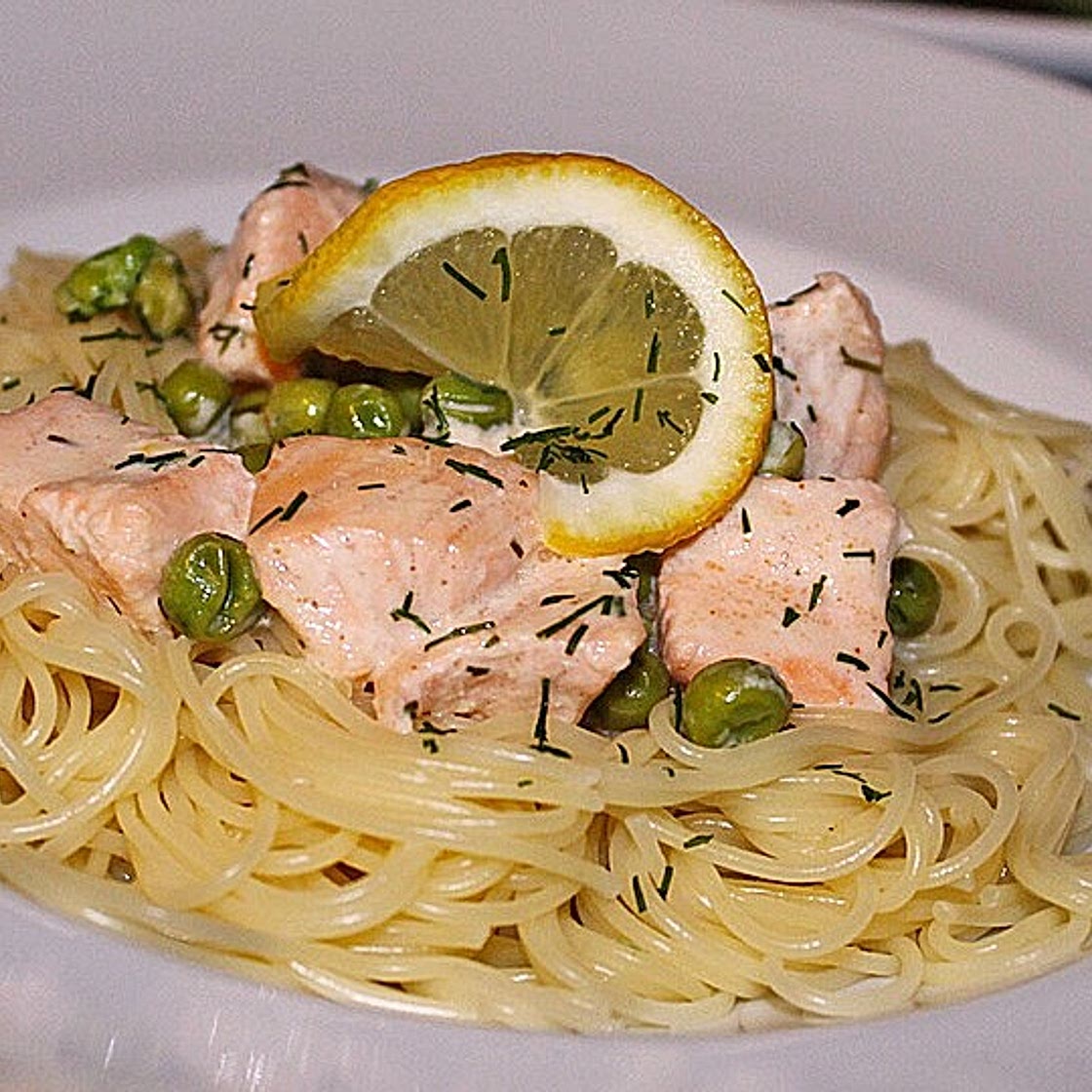 Zitronen-Lachs-Pasta