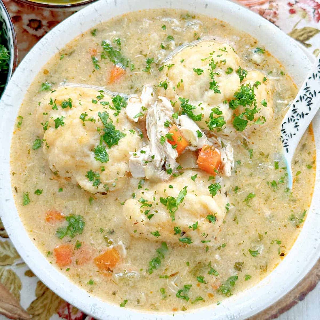 Simply Delicious Chicken and Dumplings