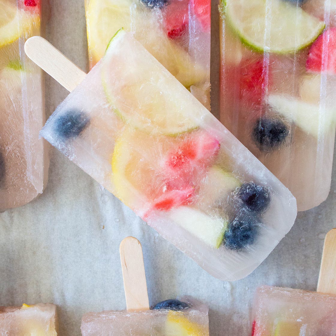 Rosé Sangria Popsicles