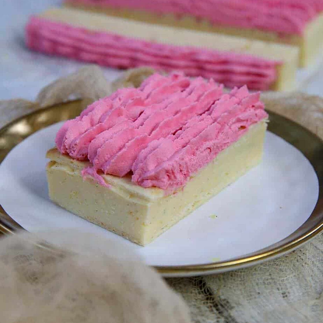Keto Vanilla Slice