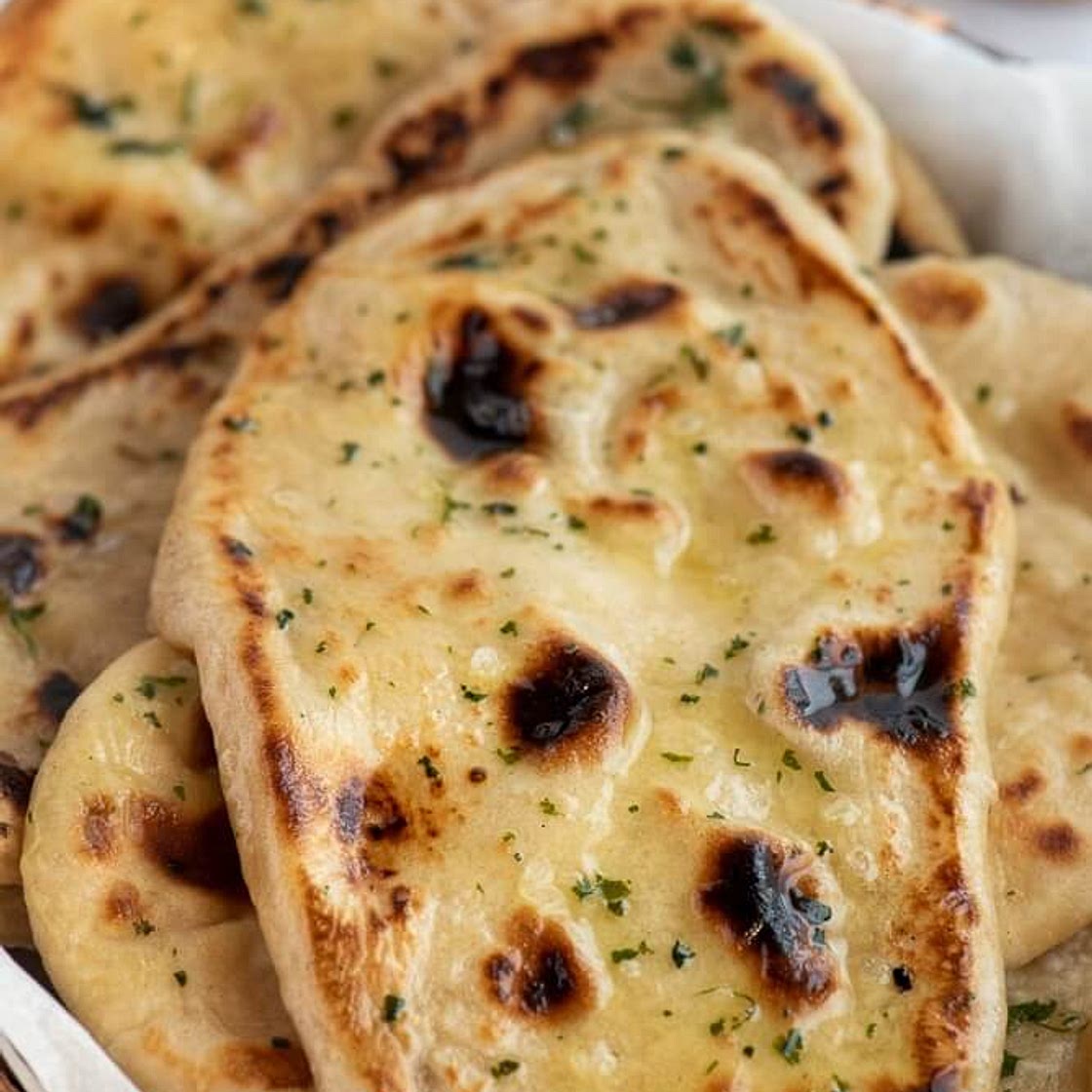 Naan Bread (with yeast)