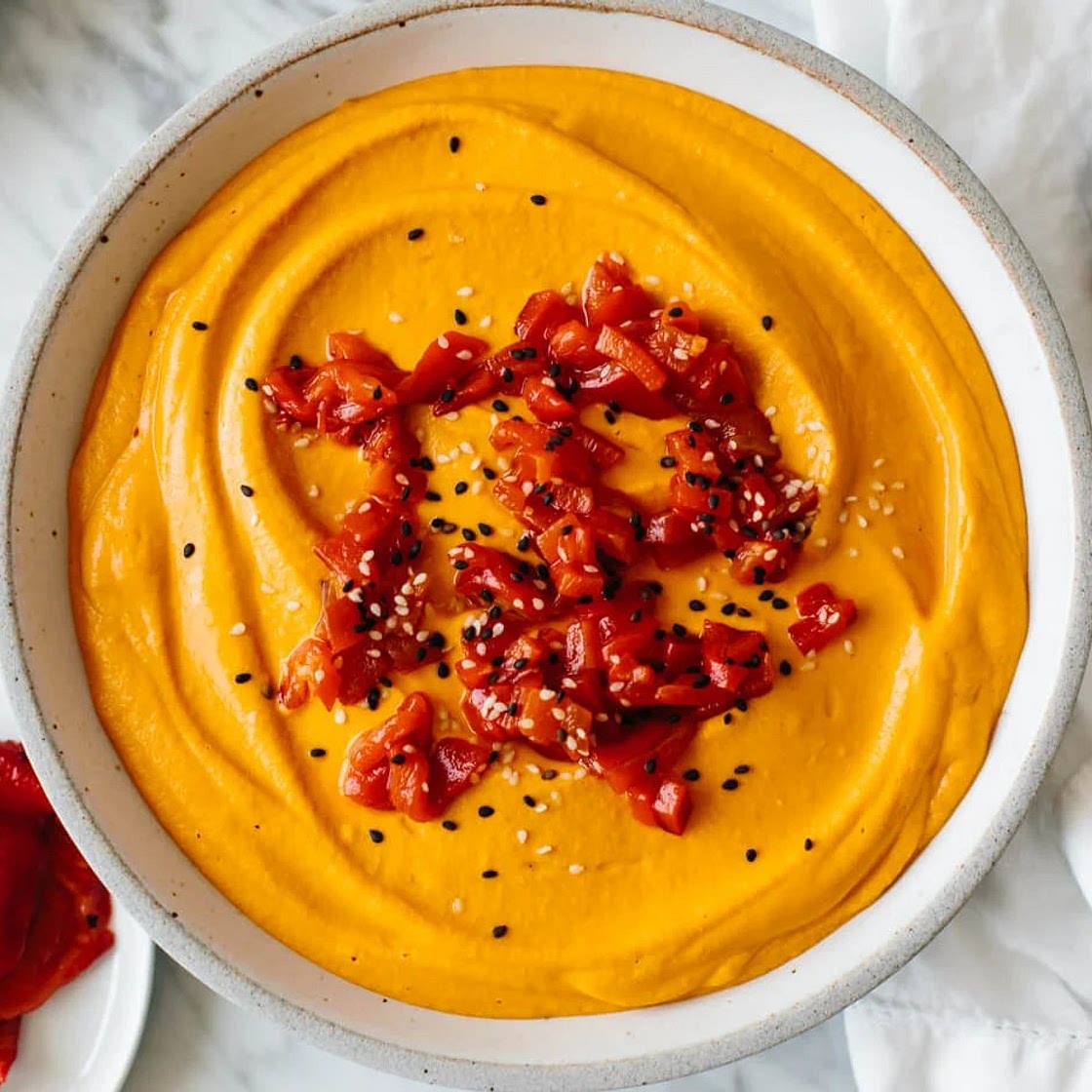 Roasted Red Pepper Hummus