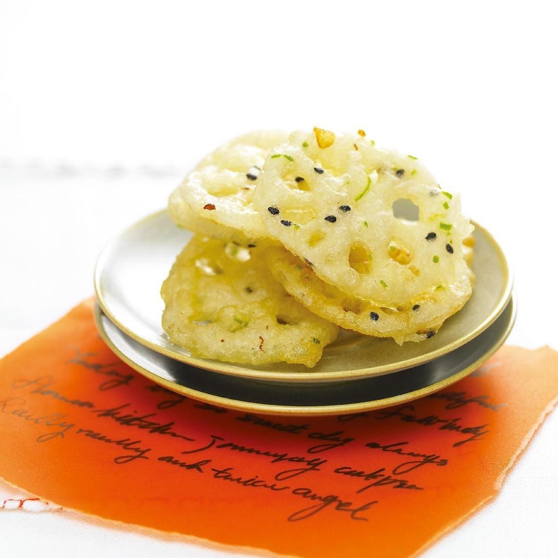 연근찹쌀흑임자튀각 만드는 법