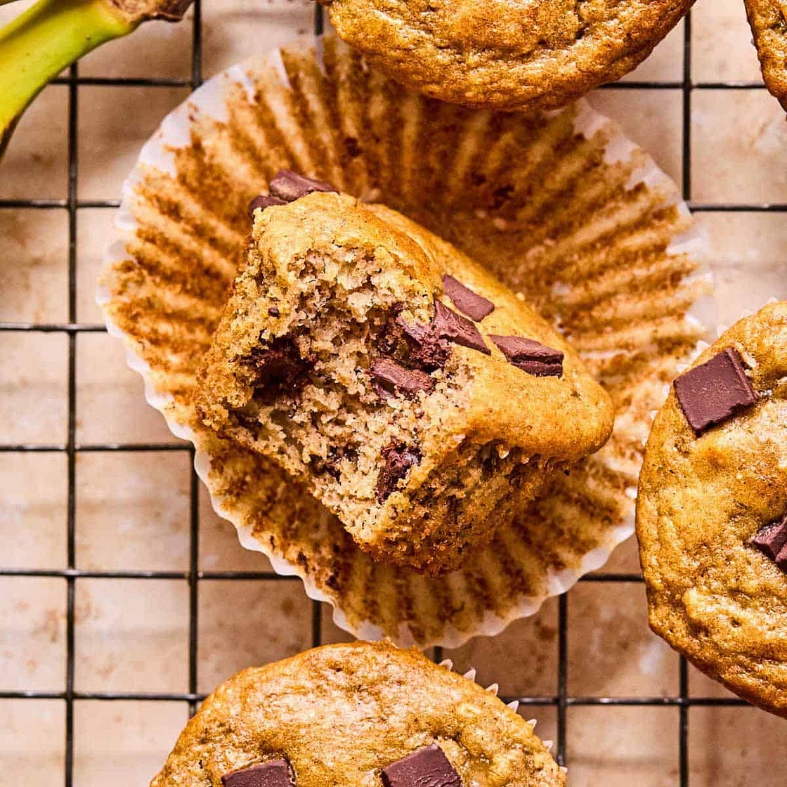 Almond Flour Banana Muffins