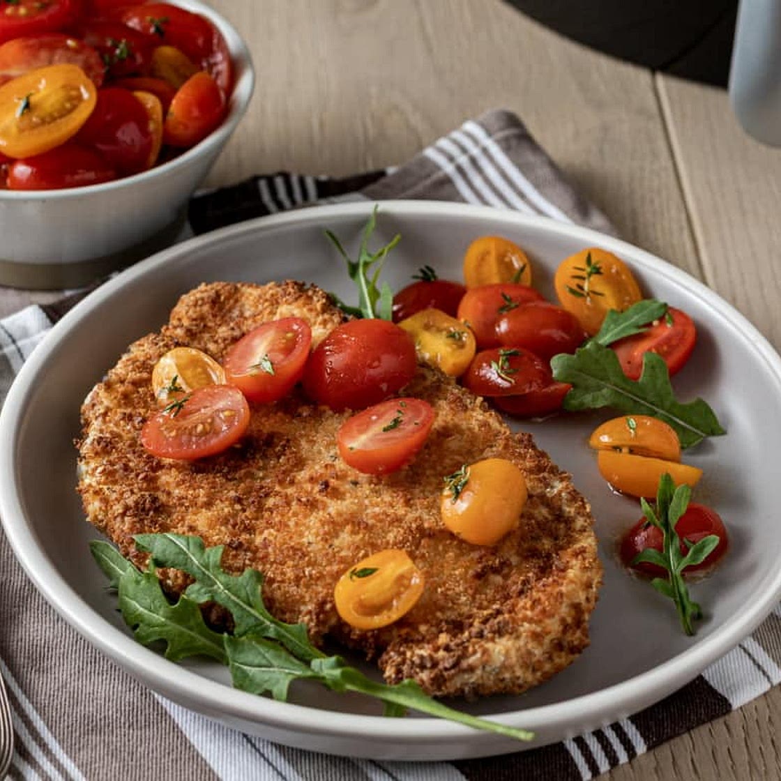 Air Fryer Chicken Milanese Recipe
