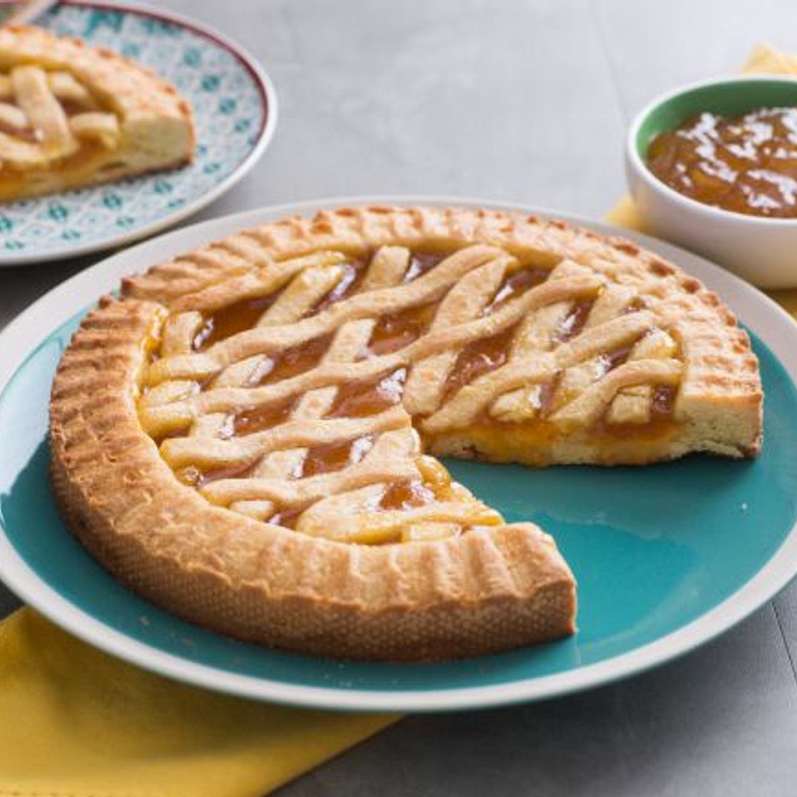 Crostata alla confettura di albicocche