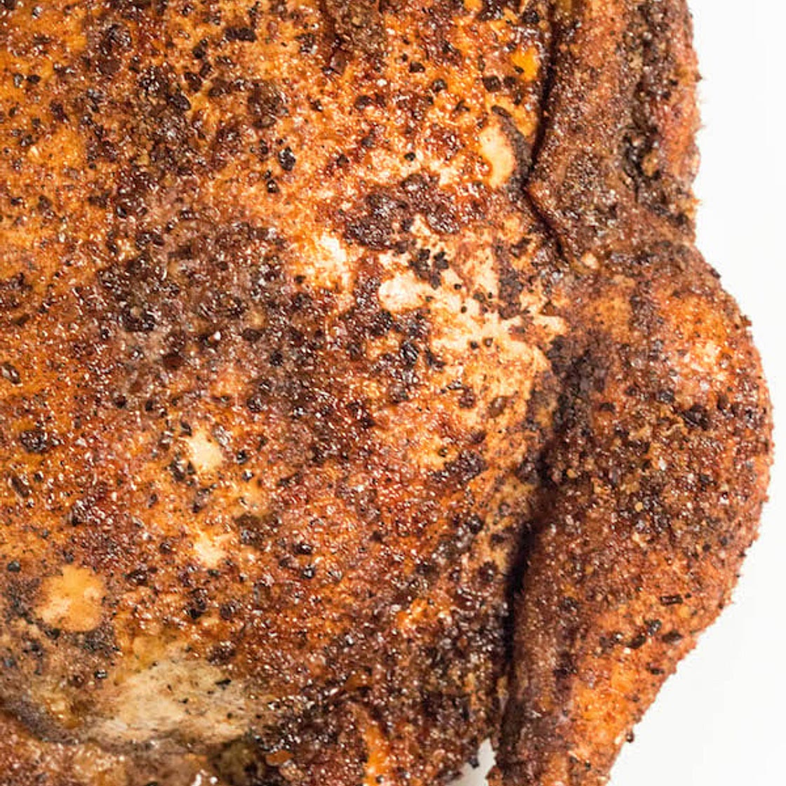 Sweet & Spicy Coffee Rubbed Smoked Chicken