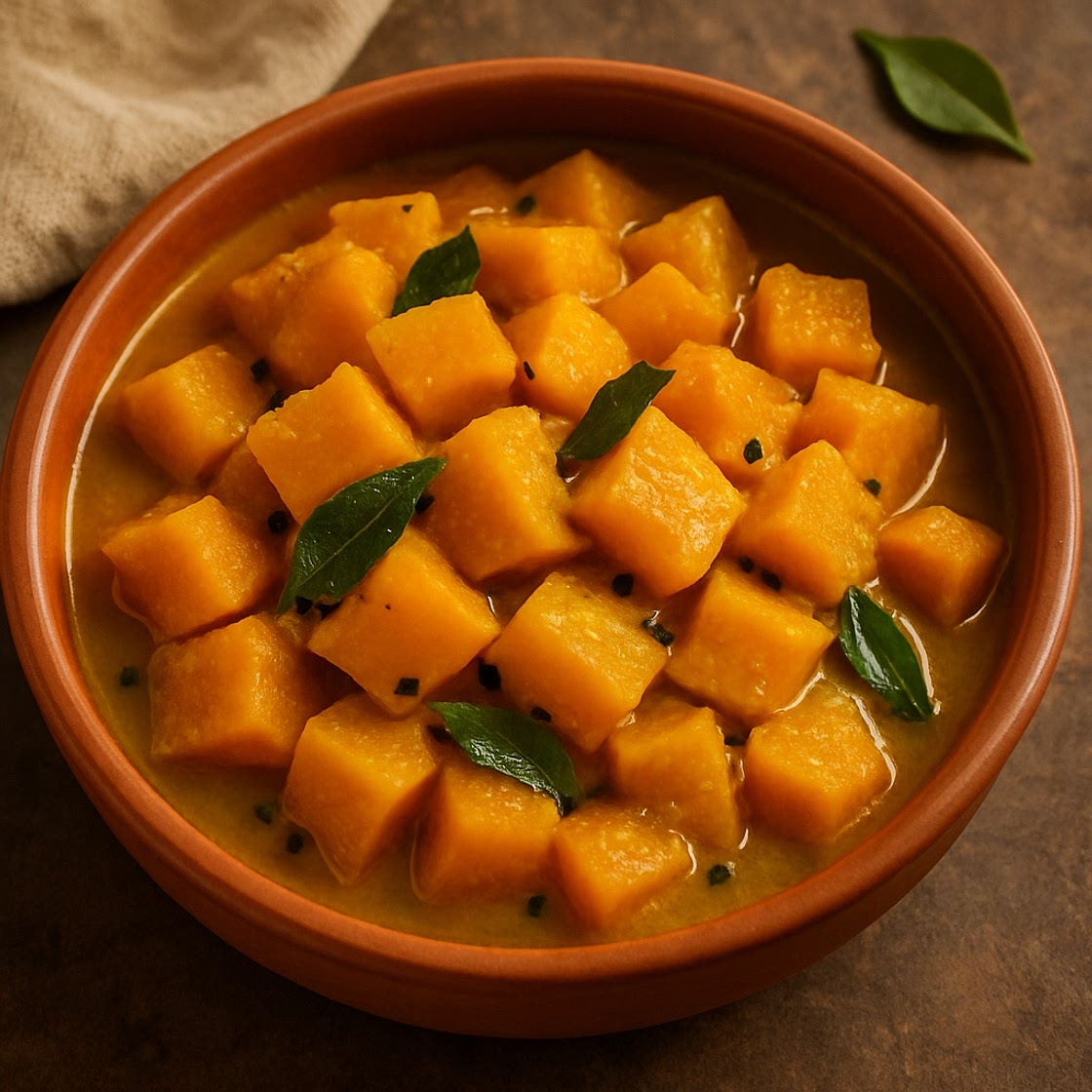 Sri Lankan Pumpkin Curry - Roman's Pumpkin Curry - Chef Dush
