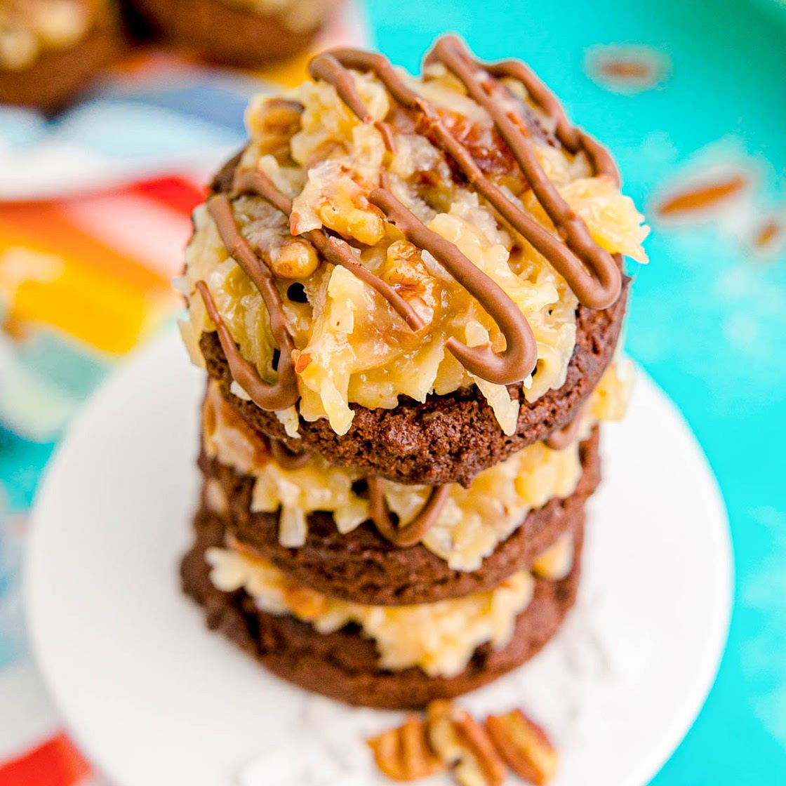 German Chocolate Cookies