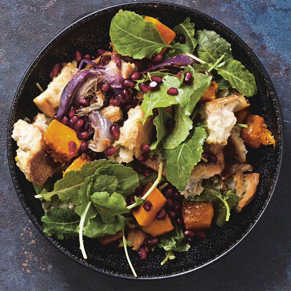 Roasted Squash Panzanella