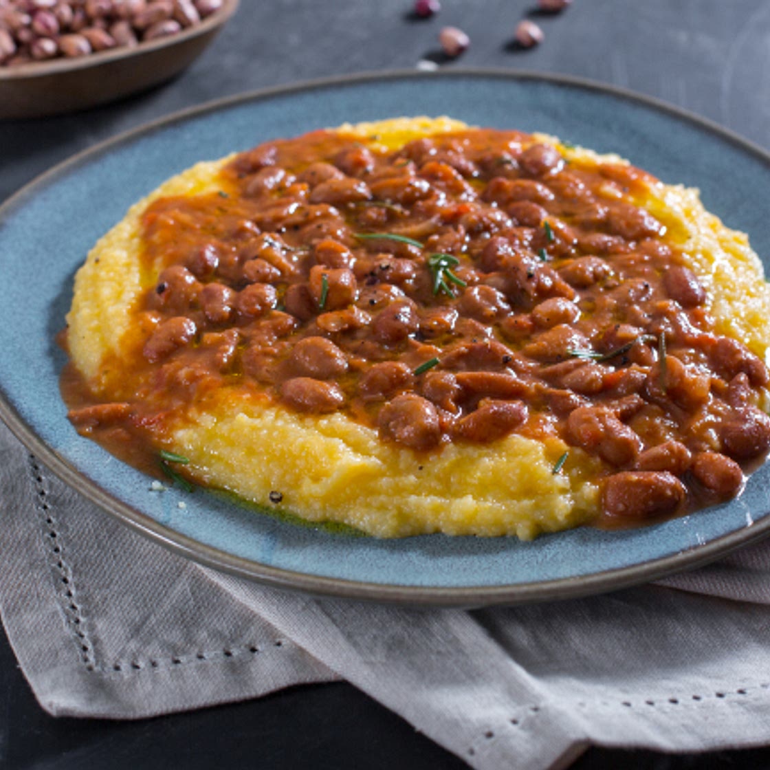 Polenta e fagioli