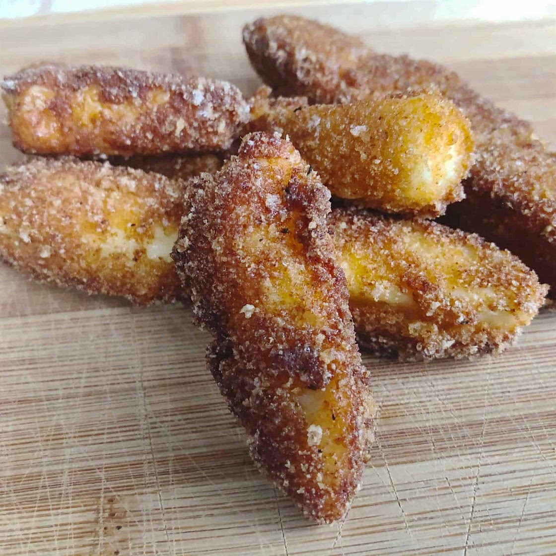 Keto Halloumi Fries Air Fryer or Stovetop