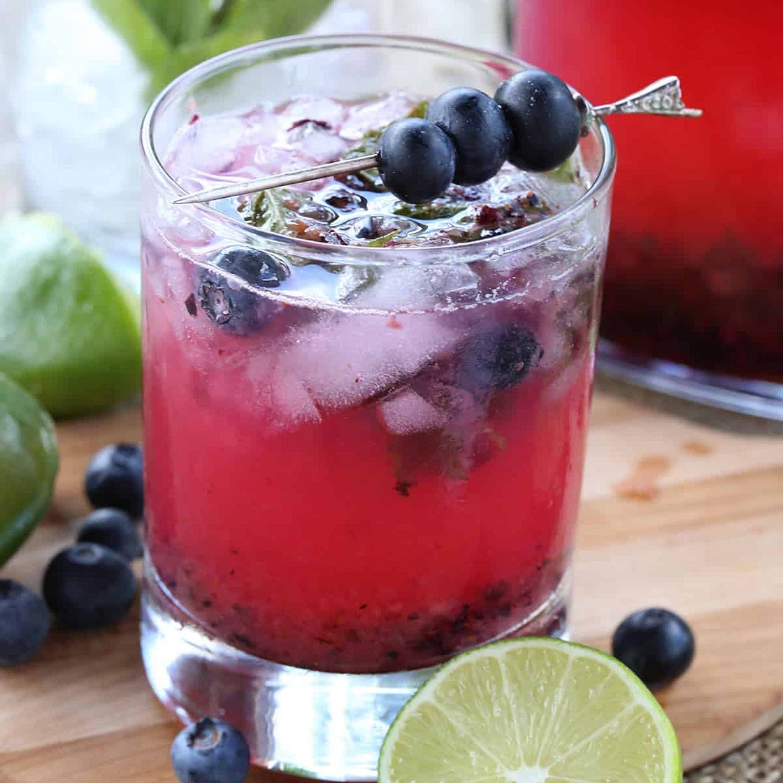 Blueberry Keto Mojito Recipe