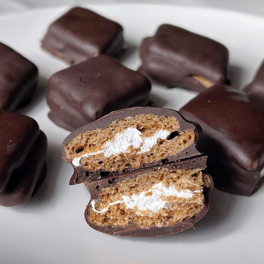 Frozen S'mores Bites