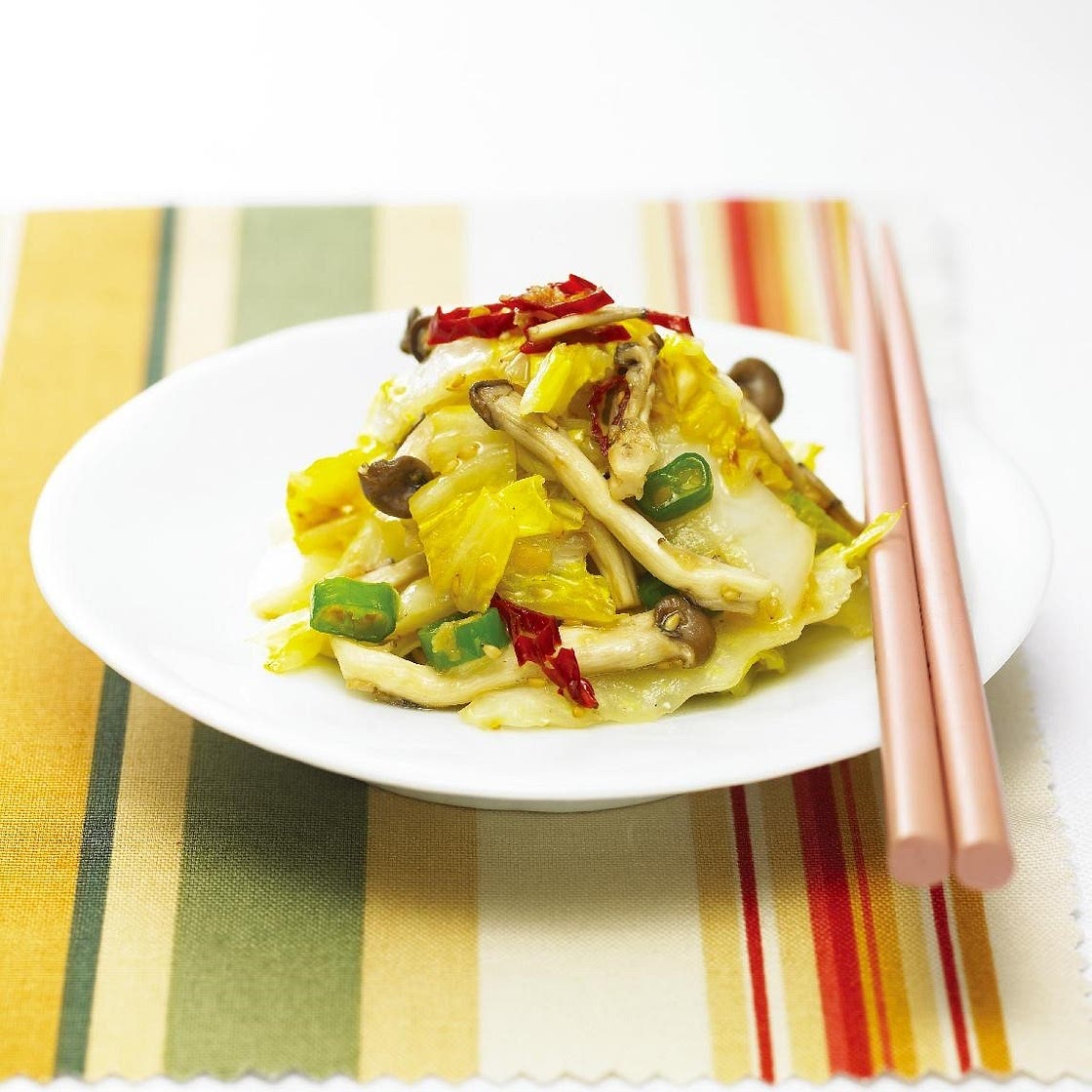 배추채느타리버섯볶음 만드는 법