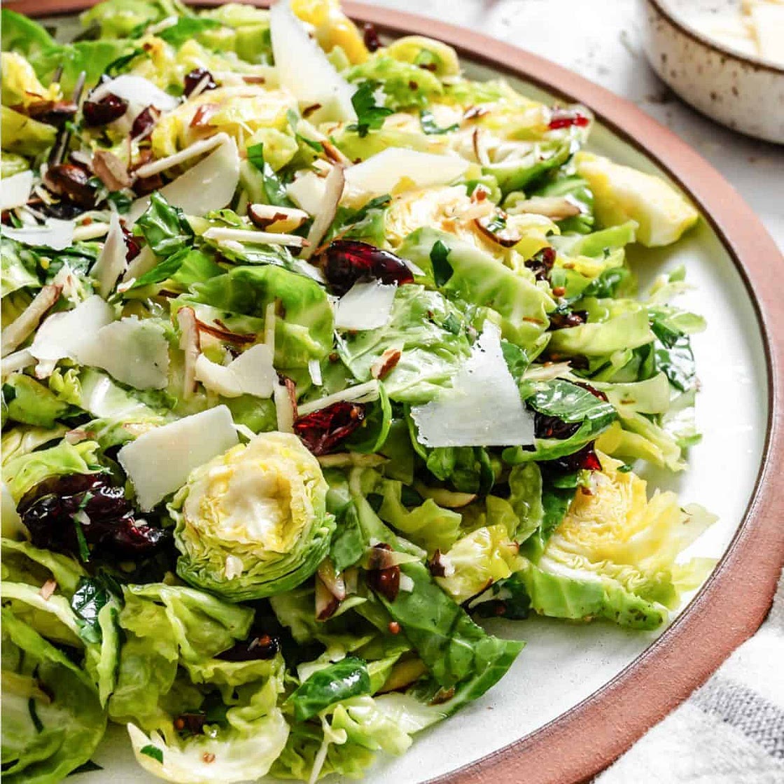 Lemon Brussels Sprout Slaw